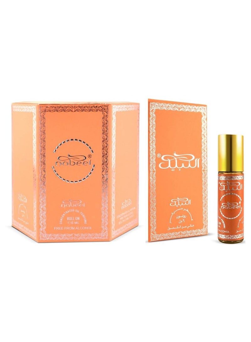 Nabeel 3 Pcs Nabeel Alcohol-Free Roll On Oil Perfume 6ML Long-Lasting Halal Attar with Deep Oriental Luxury - Image 2